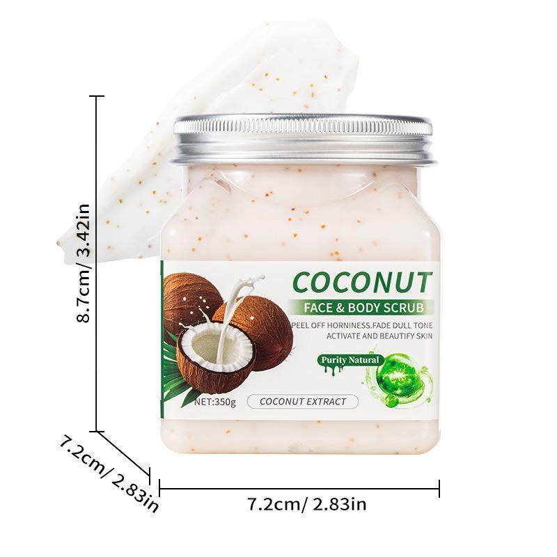 Body Scrub for Exfoliation and Removal of Rough Skin and Dead Skin Cells, Deep Cleansing with Curcumin Scrub.