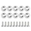 10 stuks/pak M6 Ringen JDM Stijl Universele Scooter Bevestigingsmiddelen Schroeven Aluminiumlegering Zeskant Auto Gemodificeerde Bevestigingsmiddelen