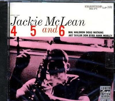 CD JACKIE MCLEAN - 4, 5 und 6 45UND6 US Jazz Gebraucht