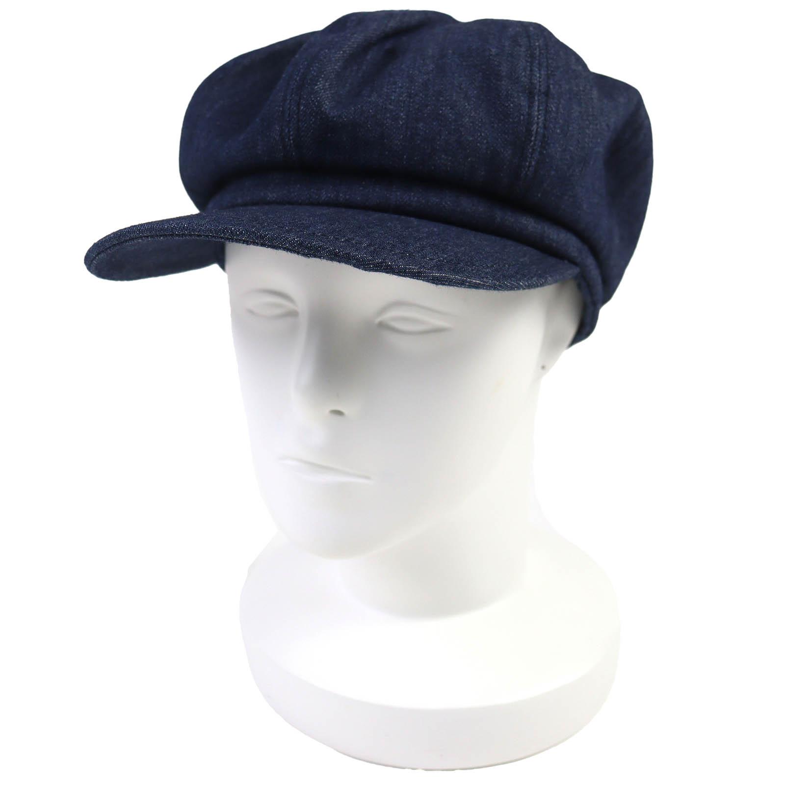 

Чудова кепка PRADA Трикутний логотип трикутна пластина Денім Індиго-синій 1HC551 Вживана