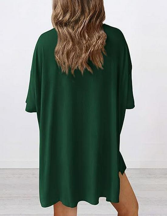 2025 Spring/Summer Loose Casual Solid Color Short-Sleeved Top and Shorts Set