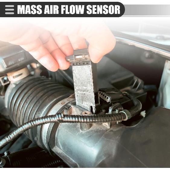 Датчик расхода воздуха Motoforti, Замена датчика массового расхода воздуха, для Chevrolet Malibu 2016-2022, ABS, №23366103, Черный