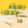 High-Standard Wooden First-Class Caterpillar Superior-Grade Color Top-Grade Matching First-Class Game First-Class Montessori First-Class