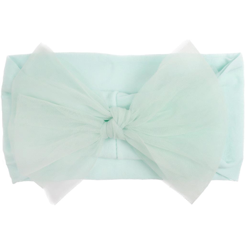 Baby Hair Accessories Headband Baby Newborn Mesh Bow Baby Girl Headband