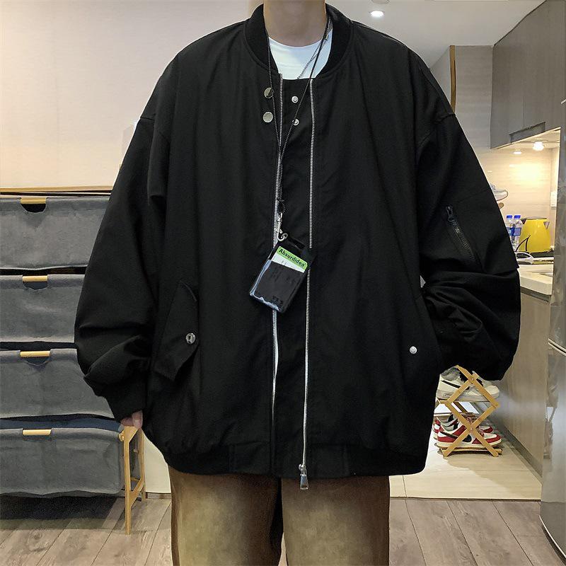 Lone Flame Fiery Men s Autumn Pilot Jacket 2XL