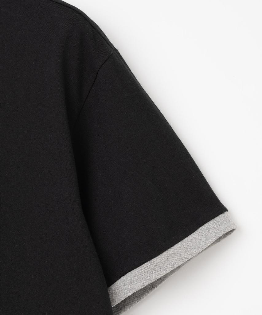 MILLO ARCHIVE Archaic Motif Ringer T-Shirt [Black]