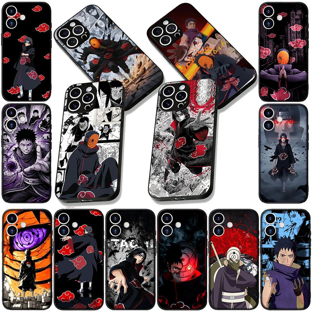 Obito Itachi Uchiha Narutos Tobi Akatsuki Cover for Apple iPhone 13 12 Mini XS 11 Pro Max 7 8 Plus + XR SE 2022 2020 SE3 Case
