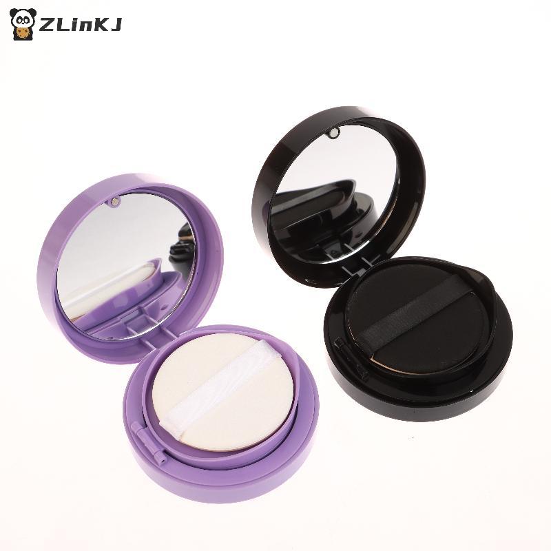 Mini Air Cushion DIY Box Empty Puff Casket With Mirror BB Cream Cosmetic Container With Sponge Foundation Makeup Case Skin Care