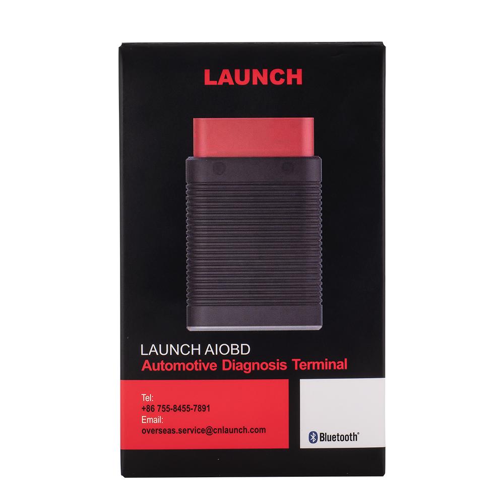 LAUNCH AIOBD Bluetooth OBD2 skaitytuvas, visų sistemų diagnostika, dirbtinis intelektas paprastai paaiškina gedimus, veikia su IOS ir Android