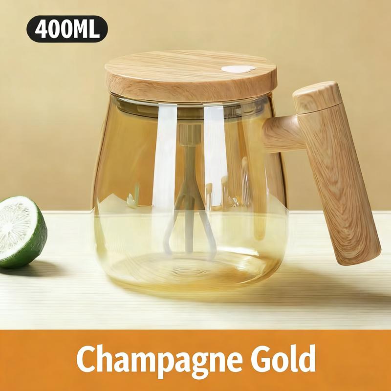 400 мл полностью автоматическая чашка для размешивания кофе портативная электрическая чашка для размешивания офисная стеклянная кружка для молока какао саморазмешивающаяся кофейная кружка 400ml