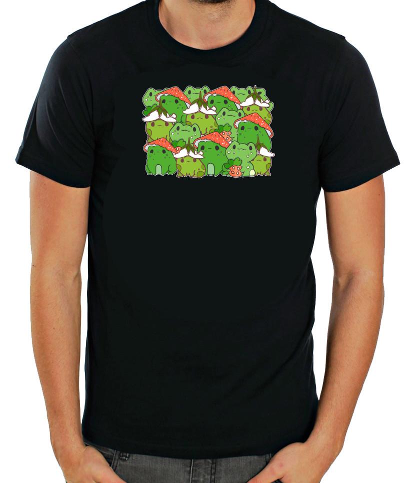 

Group Of Sweet Frog Figures,Short Sleeve T Shirt Men G553 4XL