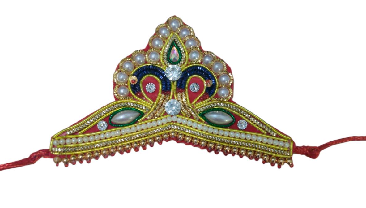 

@ Indian Traditional Laddu Gopal Krishna Decorative Mukut For Janmashtmi SM77-60% OFF