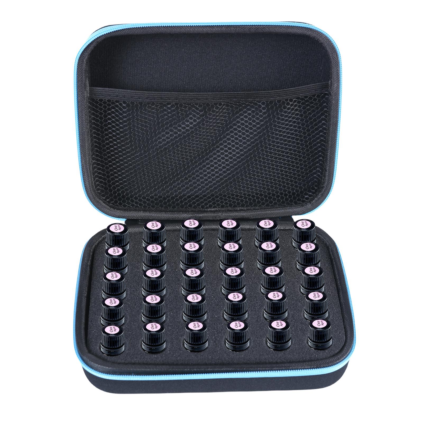 

Чехол для переноски эфирных масел на 30 флаконов 5-10 мл, защитная сумка на роликах из ЭВА для домашнего и дорожного использования