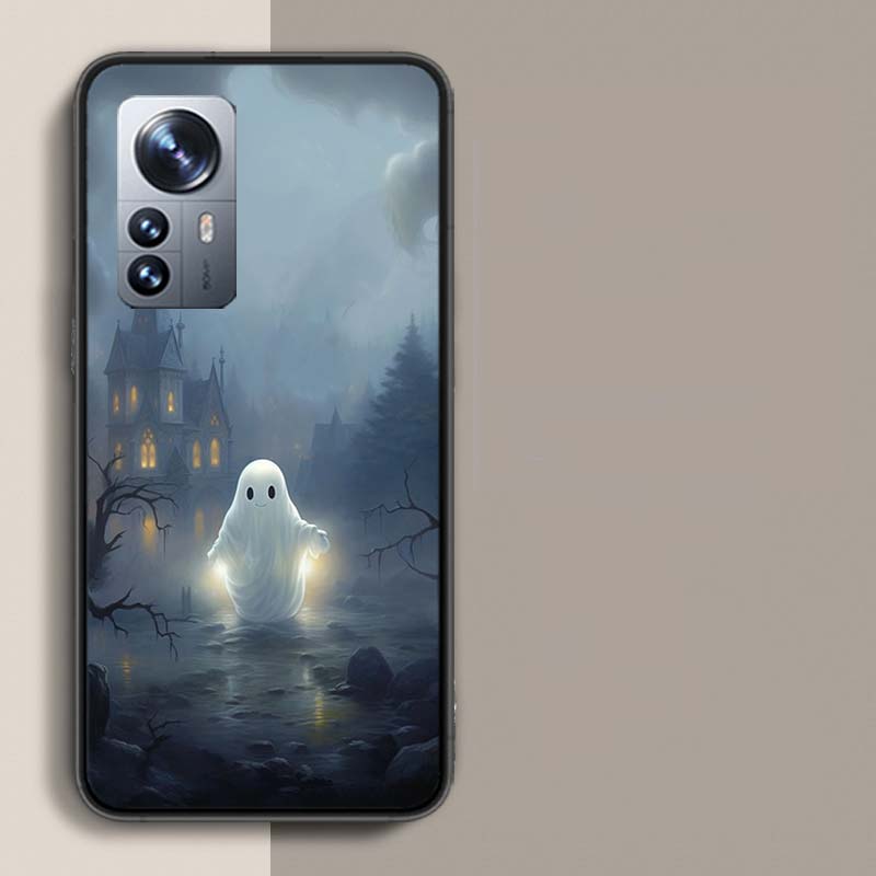 Cute Halloween Ghost Phone Case For Redmi Note 15 Pro 5G 14 13 12 Pro Plus 11 11T 11E 11S 10 Pro 10S 9 9S Cover Cell Clear with