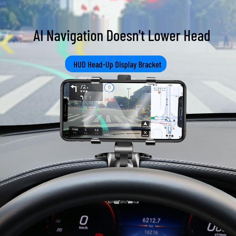Universal Car Phone Holder with Suction Cup and Air Vent Mount for Dashboard Navigation
