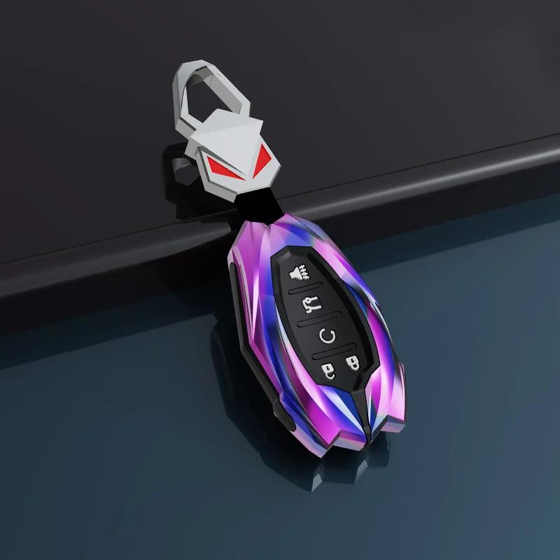 Car Zinc Alloy Remote Key Cover Case For Chevrolet Chevy Camaro Malibu Cruze Spark Volt Bolt Trax Sonic