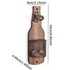 WTEMPO Retro Beer Bottle Opener Wall-Mounted Beer Cap Storage Box Vintage Multifunctional Decor Bottle Opener Home Courtyard Bar Outdoor Use