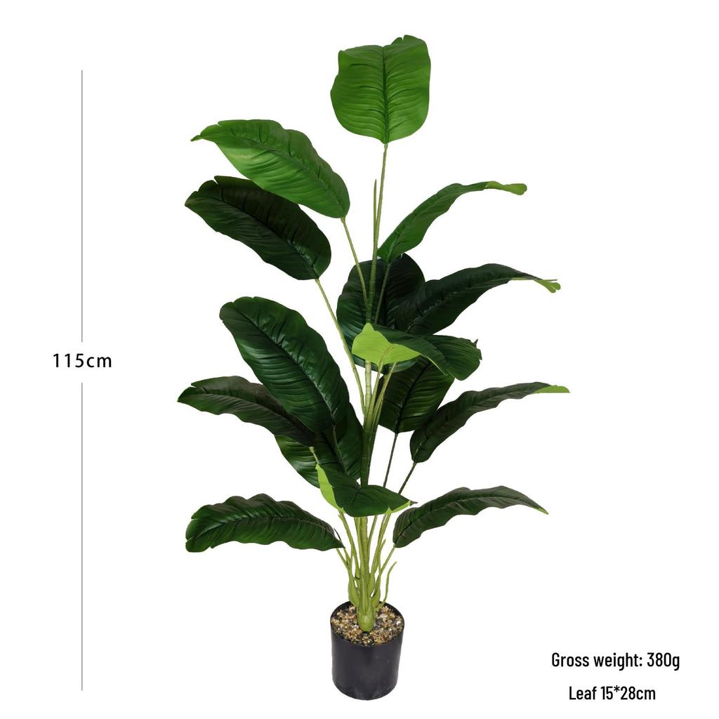 Cross-Border Traveler's Palm: Artificial Banana Tree for Living Room Window Corner Decoration