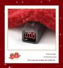Fleece-Lined Quilted Red Baby Romper - Winter Outerwear for New Year Greetings