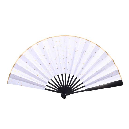 

Silk Bamboo Folding Fan DIY Calligraphy Painting Men Women Hand Held Fan Summer Portable Cooling Fan Party Favors
