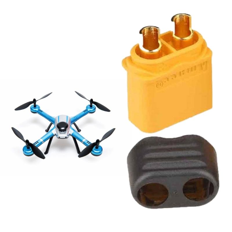 High Conductivity XT60H Plugs Male Female Connectors Set For Model Enthusiasts Simple Welding Process XT60H Connectors