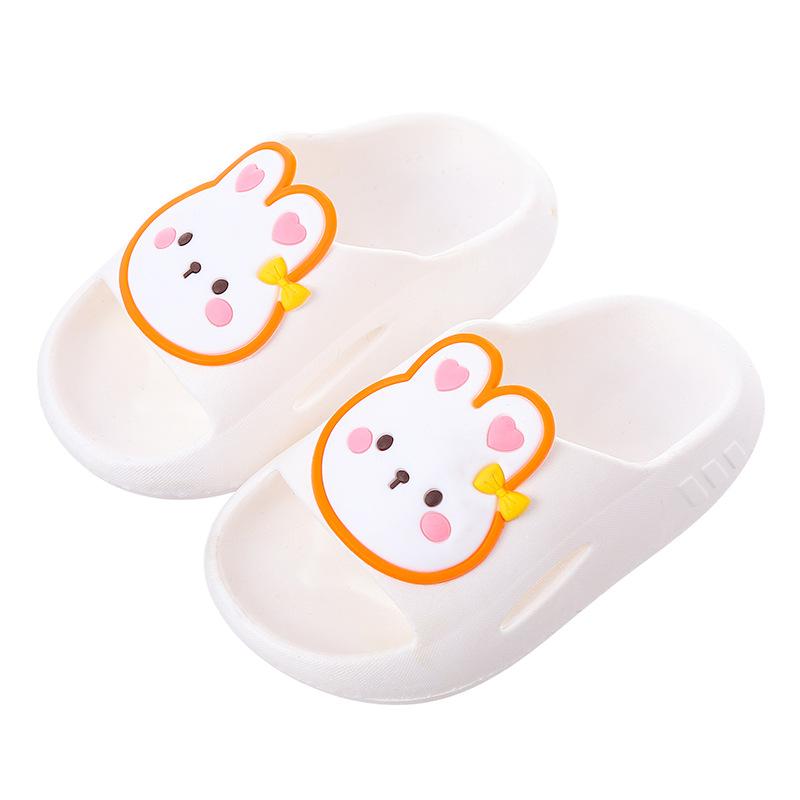 Neue Kinder Cartoon Hasen Sandalen für Mädchen, dicksohlig und weich, geeignet für Kleinkinder und Jungen, Badezimmer Pantoffeln