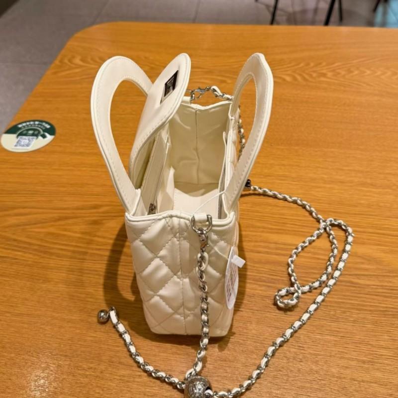Borsa a tracolla da donna con tracolla a catenella, design trapuntato, pelle PU, portatile, a spalla, per uso quotidiano