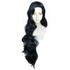 Cosplay Wig with Net, JoJo's Bizarre Adventure Yukako Yamagishi, Navy/Black, Heat-Resistant Wig