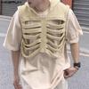 INCERUN Men Cool Style Sleeveless Hollow Out Cosplay Pullover Waistcoats