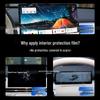 Zeekr 8X Protective Film Set: Rear Seat Air Conditioning, Center Console, & Navigation Screen