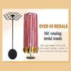 Multi-purpose Rotatable Medal Hanging Rack Portability Medal Organizer Shelf  Household