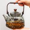 Glass Teapot High-temperature Resistant Glass Teapot Teapot with Filter Tea Set for Tea Parties