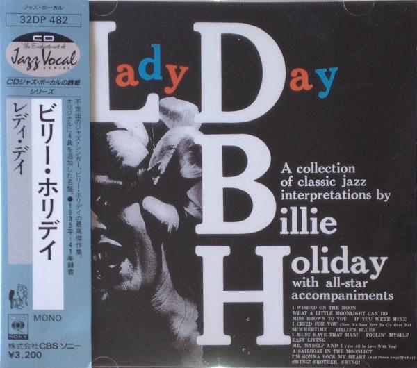 

CD BILLIE HOLIDAY - Lady Day 32DP482 CBS/Sony 1986 Япония Джаз