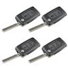 Plastic Key Fob Cover Case Replacement 2/3 Button Shell for C4 C5 2005-2011 Vehicles Comfort Grip Easy Installation