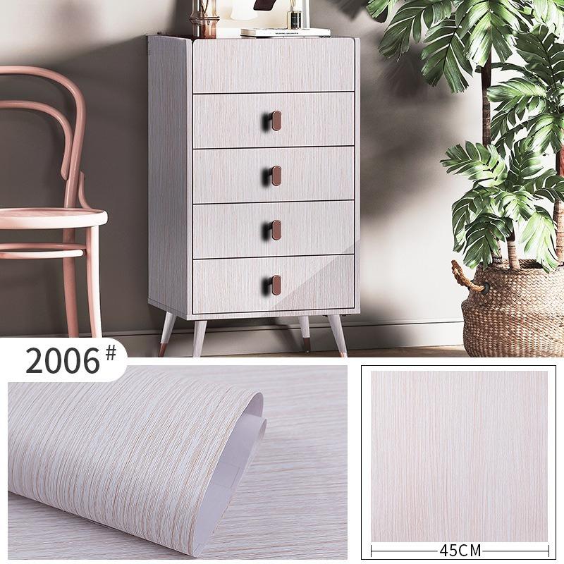 45cm*10m Samoprzylepne PVC Wodoodporne Obieranie i Przyklejanie Panele Paskowane 3D Tapeta z Wzorem Drewna Akcentowe Ściany Mebli i Dekoracja do Remontu Domu
