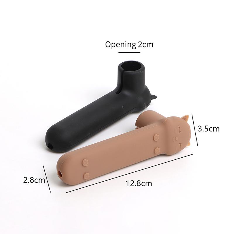 1Pcs Cartoon Cat Anti-collision Door Handle Cover Silicone Door Knob Cover Anti-Slip Safety Doorknob Protector For Home