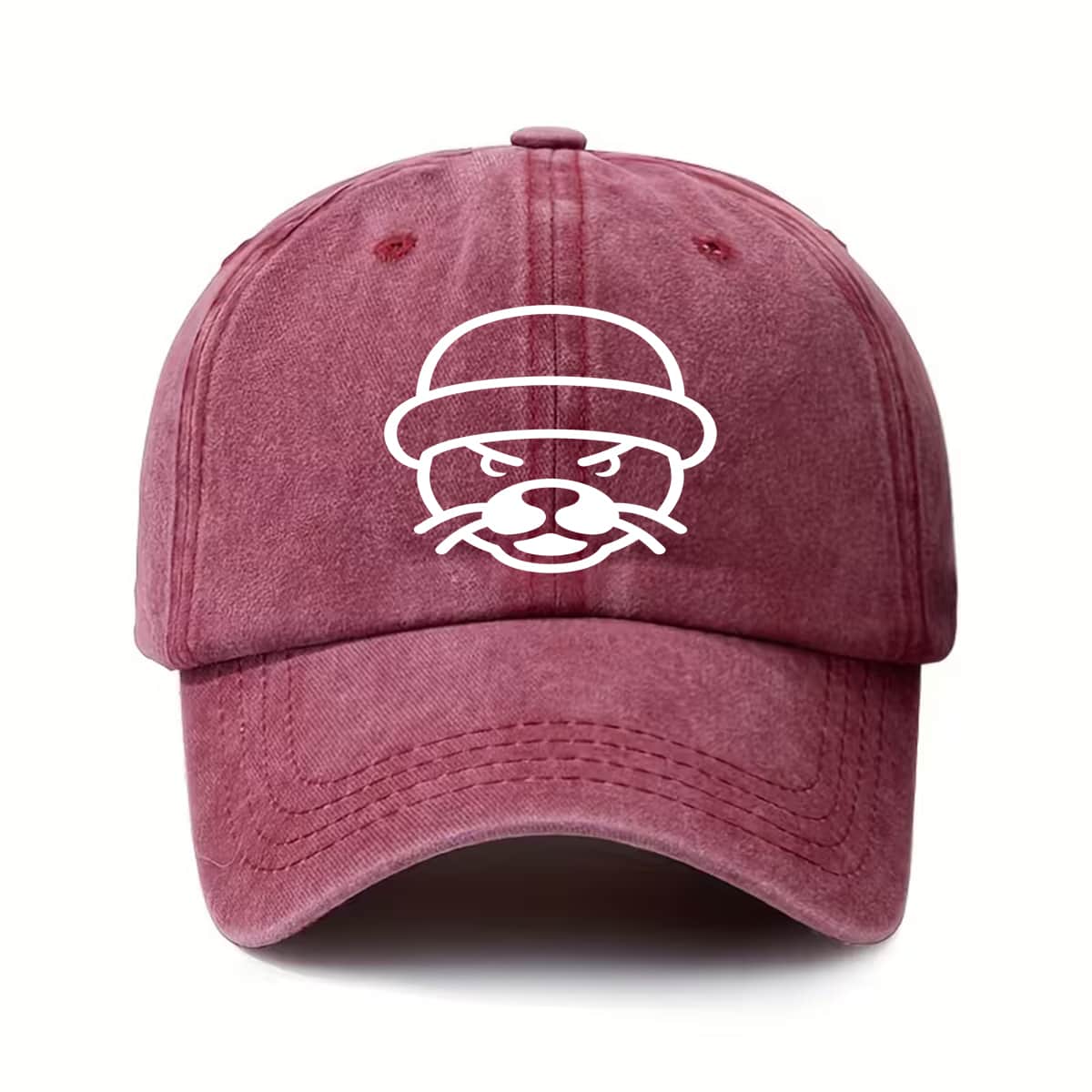 

Trendy Baseball Cap for Men and Women, Outdoor Travel Adjustable Sun Hat кларет