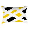 Rectangular Yellow Pillowcase Sofa Car Seat Cushion Cover Home Textile Simple Fashion Geometric