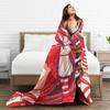 Chrismas Rias grimory High School DxD Anime Flanelldecke Warm Weich Überwurfdecke für Sofa Bett Lustige Tagesdecke Sofa Bettbezug