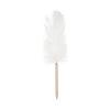 PATIKIL 1.0mm Feather Ballpoint Pen Wholesale, Black Ink Vintage Plated Rod Quill Writing Pen for Office Wedding Guest Signatures, Style 1 White/Rose