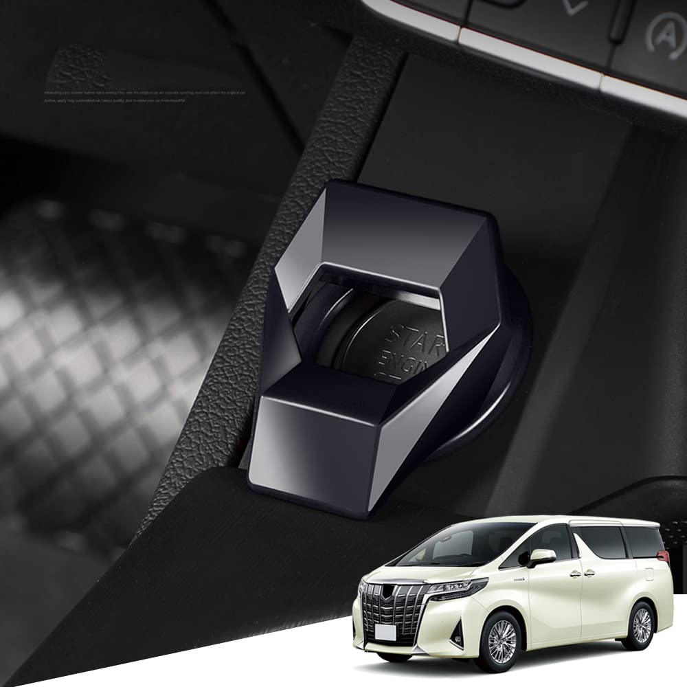 

Kakash Алюминиевый сплав Запуск двигателя Старт Интерьер Кастом Легкий дизайн Совместим с Toyota Prius Hiace Land Cruiser Prado Aqua Estima Prius Alpha 86 чёрный