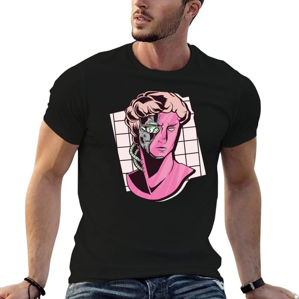 Cyborg Statue Tshirt Summer Sports Quick Dry Tshirt