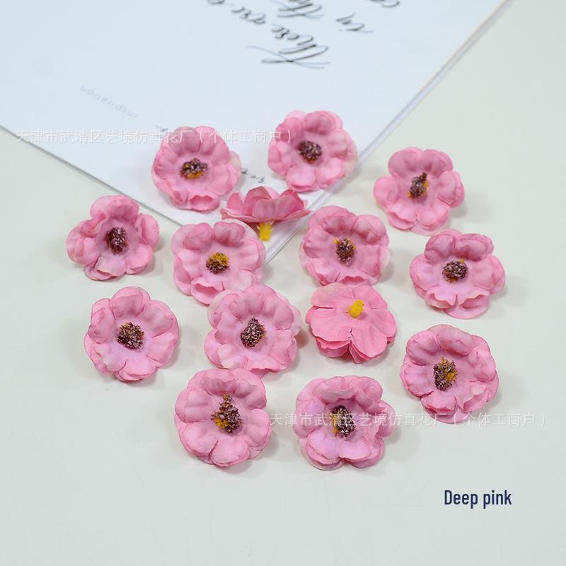 3cm Silk Daisy Jasmine Flowers: DIY Wreath & Dessert Photography Props