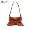IELGY Fresh and Cute Bowknot Solid Color Casual Shoulder Bag