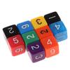 10pcs 6 Sided D6 Acrylic Dies for Drinking Game DND Role Playing