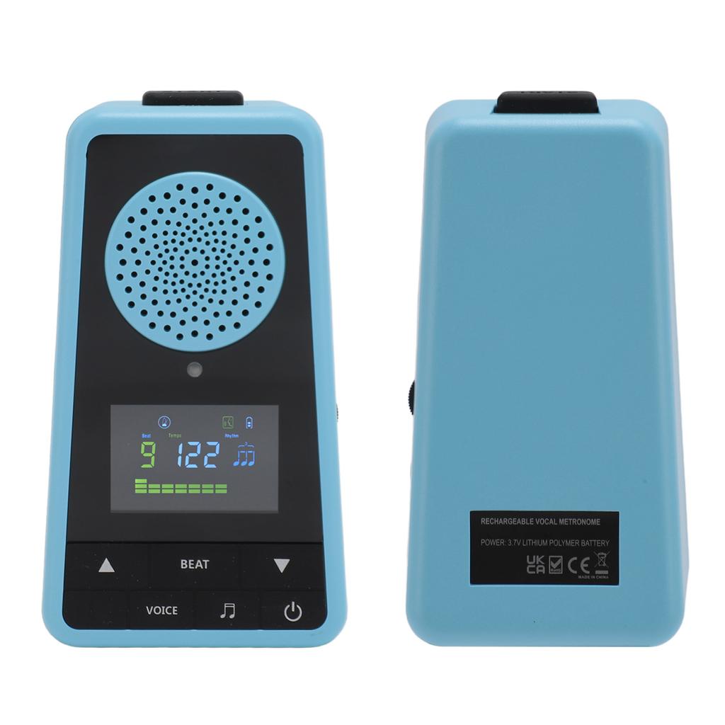 AM 718 Oppladbar 2 i 1 elektronisk digital metronom 1300mAh batteri 30 til 260 bpm Bluetooth Speak