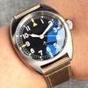 Tandorio 20ATM 36mm Military Retro Men's Diving Watches For Japan NH35 Sapphire Glass Arabic Numerals Mechanical Watch For Man
