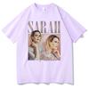 Sarah Paulson Graphic Tshirt Unisexs Casual Cotton Short Sleeve Tees Unisex Women Hip Hop Oversized Tshirt Male 90s Vintage T Shirts
