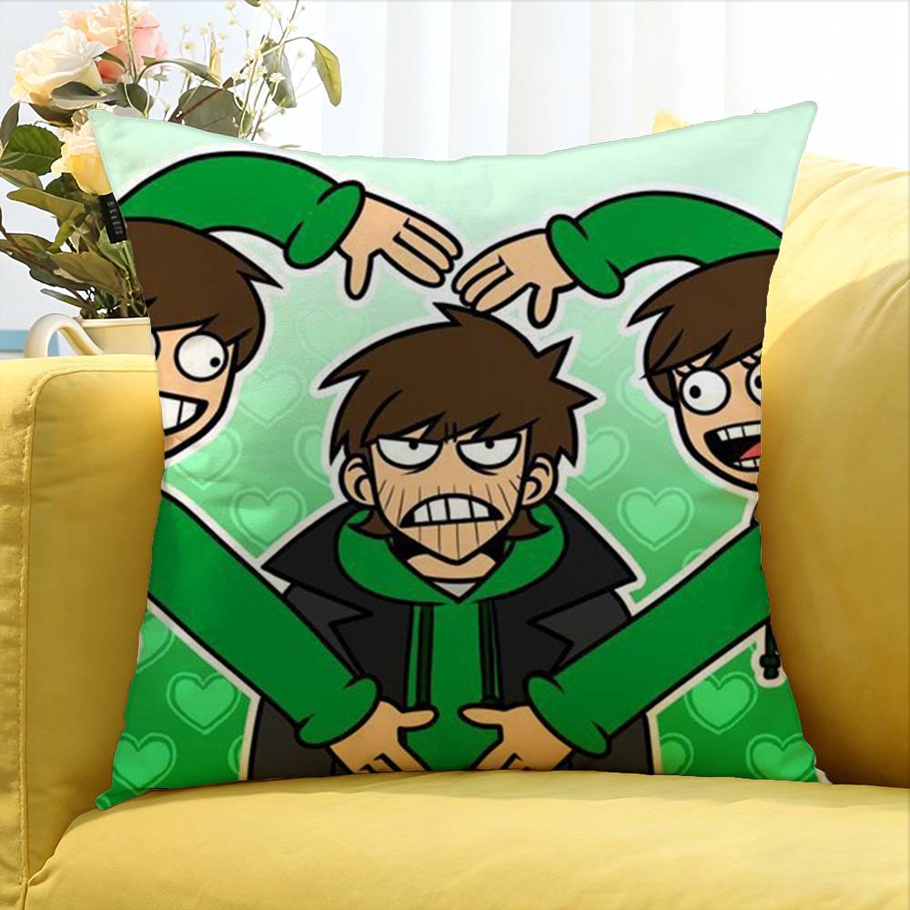 EEddsworld Edd Tom Matt Tord Round Various Sizes Square Pillow Case For Car Home Bedchamber Decor