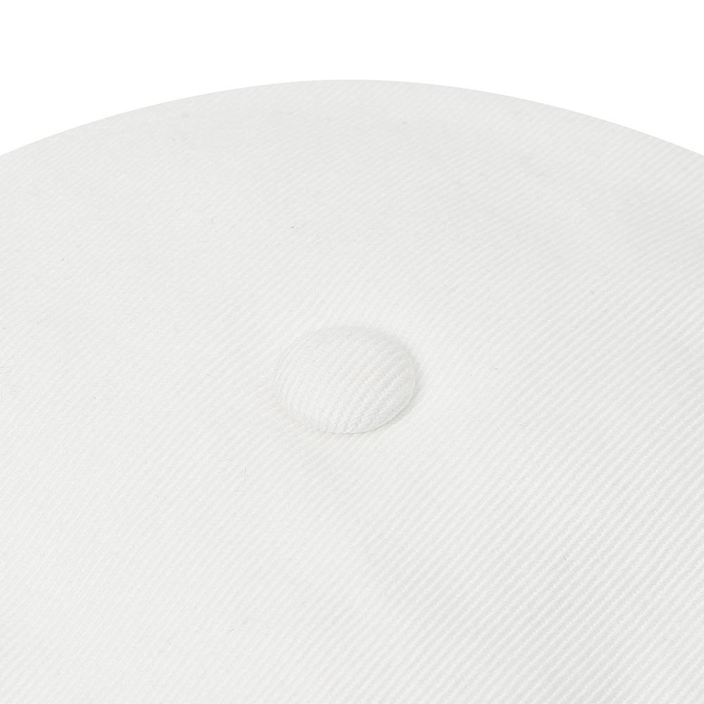 MALBON GOLF Malbon Pillbox Ball Cap Off White
